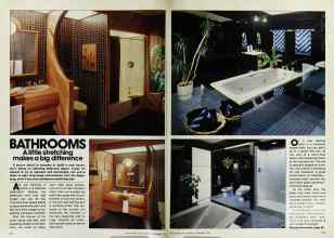 Better Homes & Gardens September 1978 Magazine Article: BATHROOMS A little stretching makes a big difference