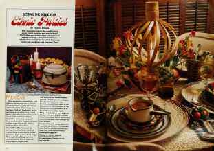 Better Homes & Gardens September 1978 Magazine Article: SETTING THE SCENE FOR Ethnic Parties