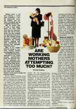 Better Homes & Gardens October 1978 Magazine Article: ARE WORKING MOTHERS ATTEMPTING TOO MUCH?