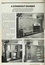Better Homes & Gardens October 1978 Magazine Article: A STANDOUT DIVIDER