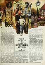 Better Homes & Gardens October 1978 Magazine Article: GREAT VACATIONS IN AMERICA'S RESTORED CITIES
