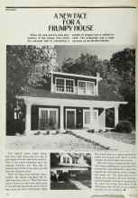 Better Homes & Gardens October 1978 Magazine Article: A NEW FACE FOR A FRUMPY HOUSE
