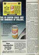 Better Homes & Gardens November 1978 Magazine Article: How reproduction furniture is 