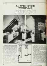 Better Homes & Gardens November 1978 Magazine Article: AN ATTIC OFFICE WITH FLAIR