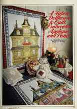 Better Homes & Gardens November 1978 Magazine Article: A Fabric Dollhouse to Quilt, Embroider, Appliqué, and Paint