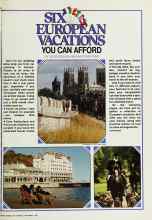 Better Homes & Gardens November 1978 Magazine Article: SIX EUROPEAN VACATIONS