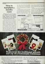 Better Homes & Gardens November 1978 Magazine Article: How to transplant a laundry room