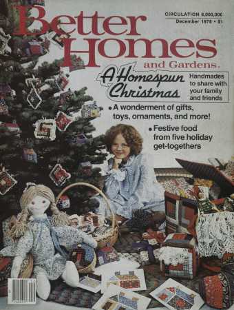 Better Homes & Gardens December 1978 Magazine Cover