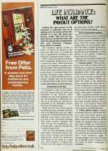 Better Homes & Gardens December 1978 Magazine Article: LIFE INSURANCE: WHAT ARE THE PAYOUT OPTIONS?