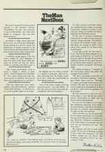 Better Homes & Gardens December 1978 Magazine Article: The Man Next Door