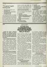 Better Homes & Gardens January 1979 Magazine Article: SPECIAL DIETS COULD A CONSULTING NUTRITIONIST HELP YOU?