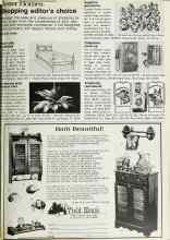 Better Homes & Gardens January 1979 Magazine Article: Shopping editor's choice