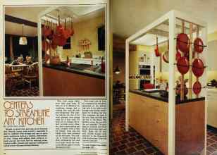 Better Homes & Gardens January 1979 Magazine Article: CENTERS TO STREAMLINE ANY KITCHEN