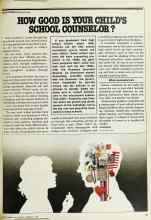 Better Homes & Gardens February 1979 Magazine Article: HOW GOOD IS YOUR CHILD'S SCHOOL COUNSELOR?