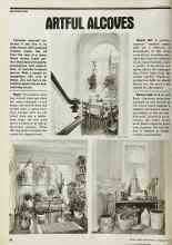 Better Homes & Gardens February 1979 Magazine Article: ARTFUL ALCOVES