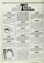 Better Homes & Gardens February 1979 Magazine Article: TIPS TOOLS & TECHNIQUES