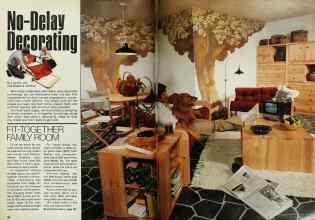 Better Homes & Gardens February 1979 Magazine Article: No-Delay Decorating
