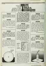Better Homes & Gardens March 1979 Magazine Article: TIPS TOOLS & TECHNIQUES