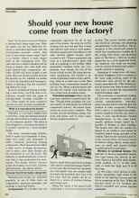 Better Homes & Gardens March 1979 Magazine Article: Should your new house come from the factory?