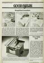 Better Homes & Gardens March 1979 Magazine Article: Simplified transfers