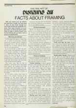 Better Homes & Gardens March 1979 Magazine Article: FACTS ABOUT FRAMING