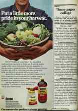 Better Homes & Gardens April 1979 Magazine Article: Tissue paper collage