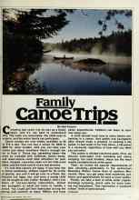 Better Homes & Gardens April 1979 Magazine Article: Family Canoe Trips