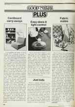 Better Homes & Gardens April 1979 Magazine Article: Cardboard carry-aways