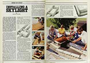 Better Homes & Gardens April 1979 Magazine Article: INSTALLING A SKYLIGHT