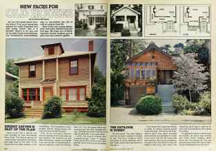 Better Homes & Gardens April 1979 Magazine Article: NEW FACES FOR OLD HOUSES