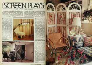 Better Homes & Gardens April 1979 Magazine Article: SCREEN PLAYS