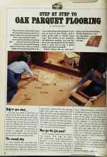 Better Homes & Gardens May 1979 Magazine Article: STEP BY STEP TO OAK PARQUET FLOORING