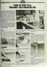 Better Homes & Gardens May 1979 Magazine Article: STEP BY STEP TO A CERAMIC TILE COUNTER TOP