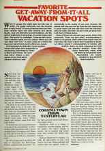 Better Homes & Gardens May 1979 Magazine Article: FAVORITE GET-AWAY-FROM-IT-ALL VACATION SPOTS