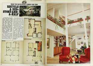 Better Homes & Gardens May 1979 Magazine Article: RECYCLE A 1920s STORY-AND-A-HALF