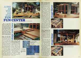 Better Homes & Gardens June 1979 Magazine Article: A PAY AS YOU GO FUN FUN FUN CENTER