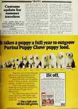 Better Homes & Gardens July 1979 Magazine Article: Customs update for summer travelers