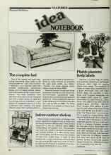Better Homes & Gardens August 1979 Magazine Article: Idea NOTEBOOK