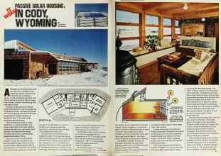Better Homes & Gardens August 1979 Magazine Article: PASSIVE SOLAR HOUSING: IN CODY, IT WORKS WYOMING
