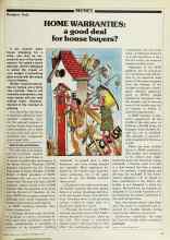 Better Homes & Gardens September 1979 Magazine Article: HOME WARRANTIES: a good deal for house buyers?
