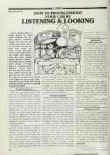 Better Homes & Gardens September 1979 Magazine Article: HOW TO TROUBLESHOOT YOUR CAR BY LISTENING & LOOKING