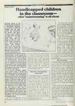 Better Homes & Gardens September 1979 Magazine Article: Handicapped children in the classroom--what 
