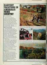 Better Homes & Gardens September 1979 Magazine Article: HARVEST VACATIONS IN AMERICA'S WINE COUNTRY