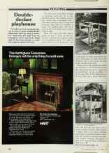 Better Homes & Gardens September 1979 Magazine Article: Double-decker playhouse