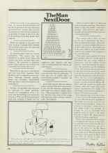 Better Homes & Gardens September 1979 Magazine Article: The Man Next Door