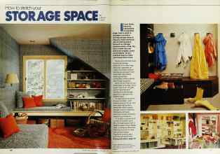 Better Homes & Gardens September 1979 Magazine Article: How to stretch your STORAGE SPACE