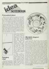 Better Homes & Gardens October 1979 Magazine Article: Personalized plates