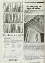 Better Homes & Gardens October 1979 Magazine Article: An easy way to light an entry