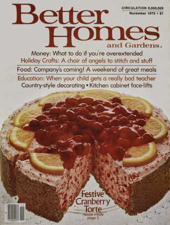 Better Homes & Gardens November 1979 Magazine Cover