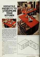 Better Homes & Gardens November 1979 Magazine Article: VERSATILE PROJECTS TO STREAMLINE YOUR KITCHEN